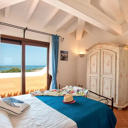 Villa Stintino Solara Per 8 Persone Vista Mare Con Piscina Punta de su Torrione
