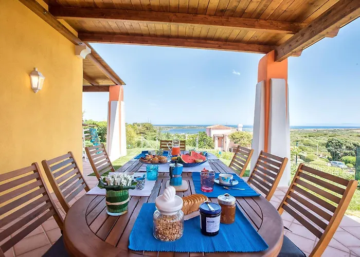 Stintino Solara Per 8 Persone Vista Mare Con Piscina *