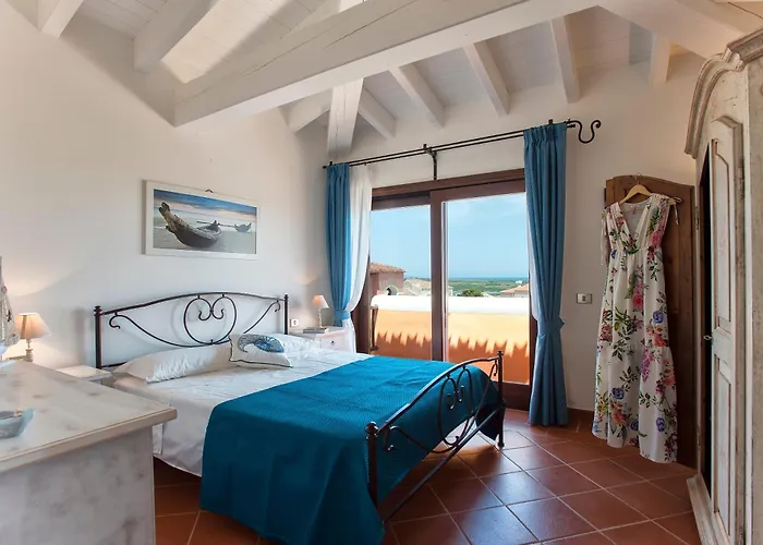Stintino Solara Per 8 Persone Vista Mare Con Piscina Villa Punta de su Torrione
