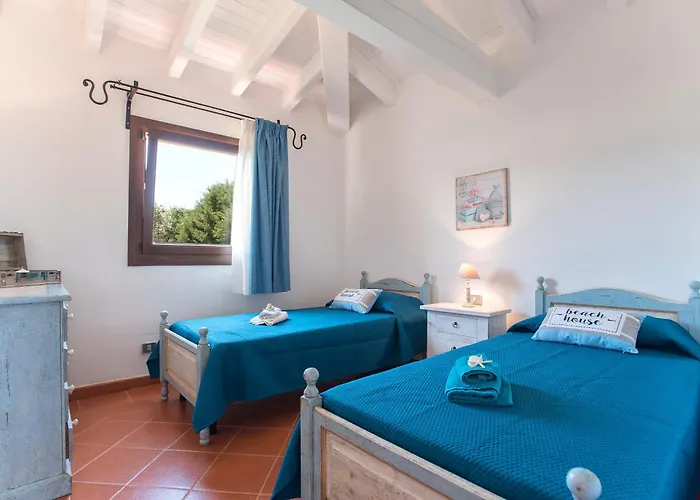 Villa Stintino Solara Per 8 Persone Vista Mare Con Piscina Punta de su Torrione