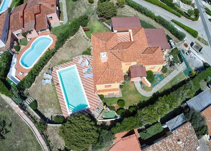 Villa Stintino Solara Per 8 Persone Vista Mare Con Piscina Punta de su Torrione